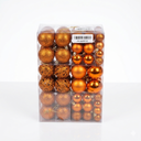 Yunsailing 100 Pcs Christmas Ball Ornaments Decorative Hanging Baubles Set Xmas Balls Seasonal Decorative Pendants for Christmas Tree Party Decorations