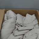 CozyLux Queen Comforter Set Oatmeal - Bed in a Bag Queen Size 7 Pieces, Luxury Soft Bed Set for All Seasons, Bedding Set with Down Alternative Comforter, Sheets, Pillowcases & Shams