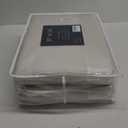 EP Mode Luxury Mulberry Silk Blanket with Silk Charmeuse Border (Whisper White, Queen 88" x 88")