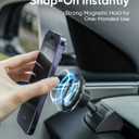 Phone Mount for Tesla Model Y Juniper 2025-2026, Magnetic Phone Holder for Tesla Model 3 Highland 2024-2026, Hide Design Easy to Install, Suitable for iPhone & All Phones with Magnetic Sheet