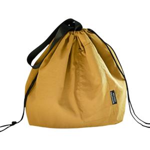 Canvas Drawstring Lunch Bag Insulated Lunch Tote Japanese Style Bento Tote Bag Reusable Lunch Bag with Handle and Drawstring