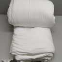 Bedsure California King Size Comforter Set, White Soft Prewashed Bedding for All Seasons, 7 Pieces Warm Winter Down Alternative Bed Set, Fluffy Bed in a Bag with Sheets, Pillowcases & Shams