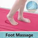 Arotive Memory Foam Bathroom Rug Mat 36x24, Ultra Soft and Absorbent Bath Mat, Machine Wash Dry, Comfortable Bath Rug Carpet for Bathroom Floor, Tub and Shower, Deep Pink