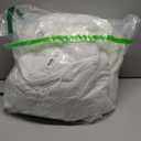 Amazon Basics Hypoallergenic Quilted Plush and Breathable Mattress Topper Pad, 18 Inches Deep, Queen, White