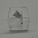 Automatic Bird Feeder No Mess Bird Cage Pet Feeder Seed Food Container for Parakeet Canary Cockatiel Parrot Finch Canary Acrylic (5.1 x 5.1 x 4.3 inch)