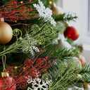 48 Pcs Red and Green Christmas Tree Decorations Ornaments Christmas Tree Filler Branches Christmas Picks Sticks for Tree
