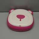 Travel Potty Seat for ToddlerFoldable Car Potty for Toddler, Portable Toilet Seat for Kids with Potty Liners, Absorbent Pads, Portable Potty Seat for Toddler Travel, Camping and Outdoor Use (Upgraded Sturdy-Strawberry)