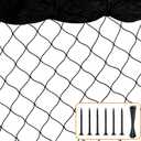 BSTPCOO Bird Net 25'x25' with 2.4" Square Mesh Bird Netting for Chicken Coop Roof, Poultry Netting Heavy Duty Nylon for Garden, Chicken Netting Fruit Tree Netting, Hawk Netting for Chicken Run