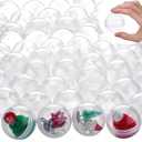 Sosation 150 Pcs 2 Inch Gumball Vending Machine Capsules Empty Round Plastic Containers for Prizes Party Favors (Minimalist Color)