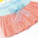 cyeollo Dog Easter Dress Cute Eggs Holiday Easter Day Pet Outfits Puppy Clothes Tulle Dog Dresses for Small Dogs