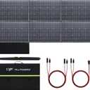 ALLPOWERS SP039 600W Foldable Solar Panel, 24% Efficient IP66 Waterproof for RV Camping Home & 12V Systems, Compact Portable Design