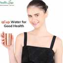 HealthAndYoga qCup Pure Copper Tumblers for Drinking - Ayurvedic Health Pure Copper Cups 2 pcs. set - 250 ml.(8 fl oz) (Plain)