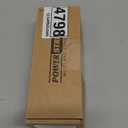 Flat Plug Extension Cord 3 Feet with 4 AC Outlets 3 USB Ports (5V/3.4A 17W), Flat Plug Power Strip Compact for College Dorm, Travel, Home, White