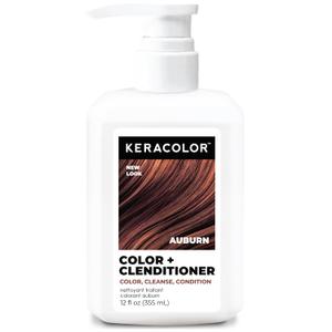 Keracolor Color + Clenditioner 3-in-1 Color-Depositing Conditioner, Gently Cleanses & Conditions, Semi-Permanent Hair Color, 23 Shades, 12 Fl Oz