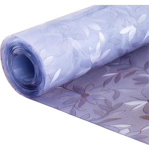 HYCH-1mm thickChair Mat, Carpet Protection PVC Printed with patternTranslucent Office Household Non-slipHard Floor pad,1mm,60x130cm