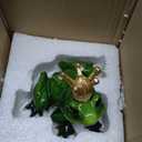 Frog Crown Prince Prime Bedroom Ornament Collectible Cute Figurine Statue Home Office Desk Bookcases Decorations Gifts for Women Sister Lover Room Baby Shower Decor Cake Topper