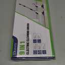 Electric Spin Scrubber, Cordless Cleaning Brush, Shower Scrubber with 8 Replaceable Brush Head, Power Cleaning Brush with Extension Handle, 2 Adjustable Speed, for Bathtub Tile Floor (Pink)