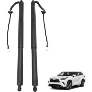 2Pcs 68910-0E070 68920-0E050 Rear Tailgate Power Hatch Lift Support Shock Strut Assembly Fits Highlander 2021 2022 2023 689100E070 689200E050 (Left & Right)