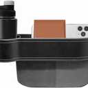 Car Seat Gap Filler Organizer 2 Pack - Tray For Front Seat Console Car Organizer and Storage