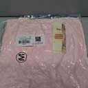 Dokotoo Women's Tops Casual Scoop Neck Short Sleeve Eyelet Embroidered Hollow Out Blouses Shirts (Pink, M)