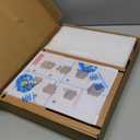 Wooden Comic Book Storage Box with Display  Stackable Organizer Case with Acrylic Panel, Fits 130+ Bagged & Boarded Comics or 60+ Toploaders