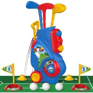Liberry Toddler Golf Set for 2 3 4 Years Old Boys Girls, Upgraded Kids Golf Clubs Set with Cart, Putting Mat, Outdoor Indoor Sports Toy Birthday Gift, Blue