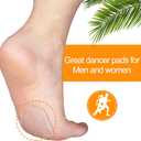 Kimihome Metatarsal Pads 8 Count Gel Cushions, Ball of Foot Cushion Protect and Relieve Metatarsal, Sesamoid, Ball of Foot Pain - 4 Pairs