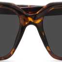 miyya Cat Eye Sunglasses for Women, Trendy Polarized Sunglasses Women, Retro Sun Glasses 2025, UV Protection Shades (Smoke Tortoise/Black)