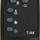 Replacement for Twin Star ChimneyFree ClassicFlame Dura Flame Fireplace Stove Heater Infrared Remote Control 26EF031SRA 28EF031GRA 28EF031SRP 32EF031GRP 33EF031GRP 33EF031SRP 28EF031SRA (T-A4)