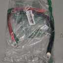 MILAPEAK 2 AWG Battery Cables, 1 Foot 2 Gauge Marine Battery Inverter Cable Set With 3/8" Terminals Lugs (Positive and Negative) for Solar, Rv, Car, Boat, Motorcycle, Automotive (Black and Red)