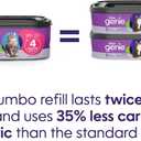 Litter Genie Refill Bags | Jumbo 2-Pack, 56 Total ft | Up to 8 Months of Supply in 2 cartridges | Ultimate Odor Control Cat Litter Bags