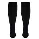 Truform Travel Compression Socks for Men and Women, 15-20 Knee High Over Calf Length, Black, X-Large