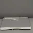 Laptop Desk for Bed, Adjustable Bed Table with Leather Desktop, Foldable X-Large Laptop Bed Trays with Drawer for Bed Couch Floor Writing Working Reading Eating Painting (Gray, 23.6"15.7")