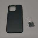 for iPhone 15 Pro Max Leather Case | Genuine Full Grain Leather| Compatible with MagSafe and Wireless Charging | Metal Buttons Camera Bezel | Slim Fit-Drop and Scratch Resistant(Green)