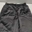 Women's Satin Wide Leg Palazzo Pants Plicated Silky Pull on Party Dress Casual Pant Trouser, Size XL