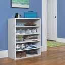 ClosetMaid 1565 Stackable 5-Shelf Organizer, White