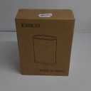 1.8 Gallons Small White Bathroom Trash Can with Lid, Slim Bathroom Garbage Bin, Removable Liner Bucket, Dog Proof Trash Can with Pop-Up Lid for Bedroom,Toilet
