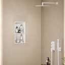 20 x 10 Inch 304 Stainless Steel Recessed Shower Niche , No Tile Needed