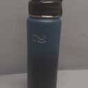 Swigina [2-IN-1 LID] Insulated Water Bottle with Silicone Boot (36hrs Cold/18hrs Hot) - DIY Stickers, Leakproof, BPA Free, 24 oz