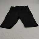 Hanes Women's Moves, Moisture-Wicking Bike Shorts with Internal Pocket, 7.25", Black, X Large