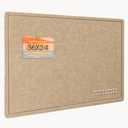 Felt Bulletin Board 36x24 inches, Decorative Pin Board for Home & Office, 23.6" x 35.4"