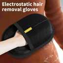 2 x 2 Pcs pet Hair Remover Glove,pet Hair Removal Gloves,Electrostatic pet Hair Remover Glove Washable Reusable Cat & Dog Hair Remover for Couch, Furniture, Carpet,Clothing,Car Seats