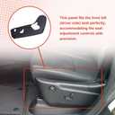 1XN97DX9AA Driver Seat Side Track Cover, Driver Seat Trim Panel Compatible with Jeep Grand Cherokee (20112022), Dodge Durango (20112022) Front Left Seat Cushion Outer Shield Cover 1UN79DX9AA