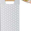 SHANGPEIXUAN Pizza Peel Metal Rectangular Perforated Pizza Peel With Wood Handle 20 x 11 Inch Aluminum Lightweight Pizza Paddle Pizza Oven Accessories