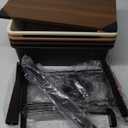 SYKIARIOL Utility Cart with 4 Drawers, Rolling Storage Cart with Drawers, Storage Rolling Drawer Cart, Brown