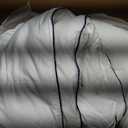 PACIFIC COAST Goose Down Fiber Comforters Oversized King Duvet Insert, All Season White Comforter, 3D Hidden-Stitch Baffle Box Design, 8 Tabs, Gifts for Women/Men, Extra Fluffy Luxury Duvet (116"x98")
