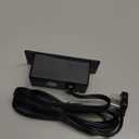 Recessed Power Strip USB C PD 30W Fast Charging,Flush Mount Desk Recessed Outlet,Space-Saver for Furniture Side Table,2 USB Ports,2 AC Outlets,6ft Cord,Ultra Thin Flat Plug