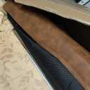 SONGMICS Storage Ottoman, Storage Bench with Legs, 15 x 43.3 x 15.7 Inches, Ottoman Bench, 30 Gal. (112 L), Synthetic Leather, for Living Room, Entryway, Coffee Brown ULSF0514K03