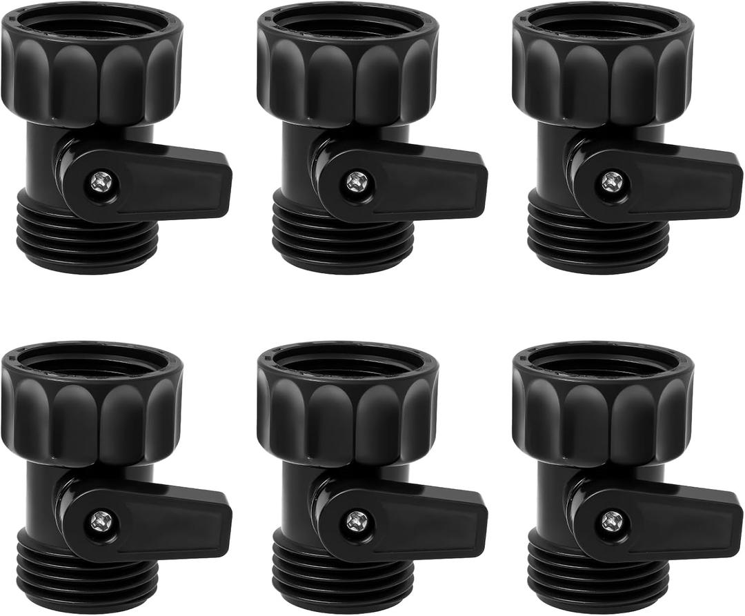7771873 Garden Hose Shut Off Valve, 3/4'' Plastic Garden Hose Connector, Sprayer Parts for Fimco Lawn & Garden Sprayers