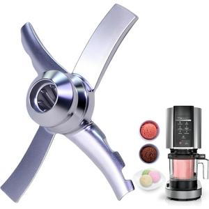 Replacement Paddle Compatible with Ninja Creami NC300 Series Ice Cream Makers,Replacement Parts Blade for Ninja Ice Creami Accessories for NC301/NC300/ NC299AMZ/NC201/NC101, Stainless Steel